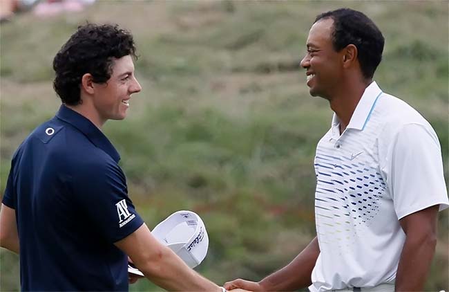 McIlroy e Woods: favoritos para vencer o torneio de golfe desta semana em Dubai