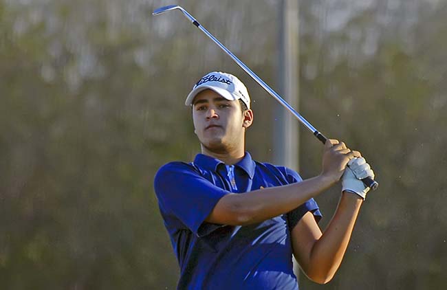 Negrini: disparado na frente em busca do tricampeonato do torneio de golfe de Ribeirão Preto