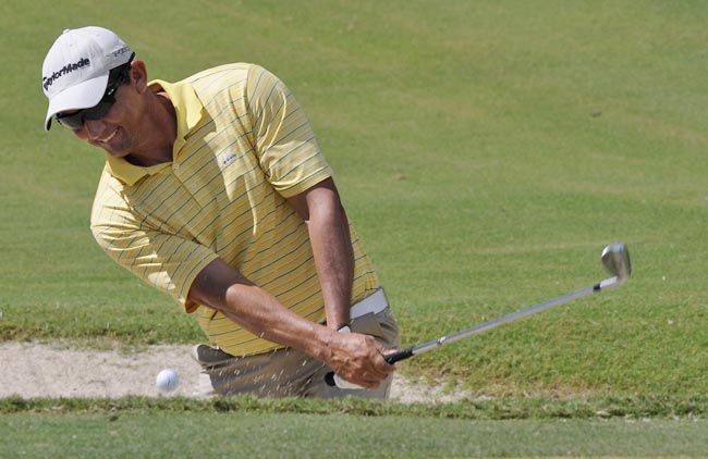 Odair: eagle no 18 e melhor volta da semana para vencer o torneio de golfe do Graciosa