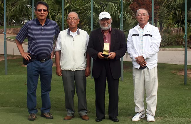 Equipe do PL, campeã da etapa do Terras : maior torneio de golfe do país em número de jogadores