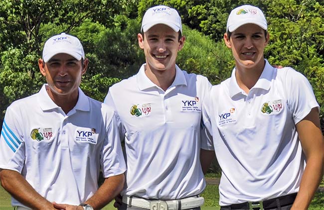 Ronaldo Francisco, Daniel Stapff e Rafael Becker: equipe YKP/Azeite 1492 mostra sua força no PGA Tour LA