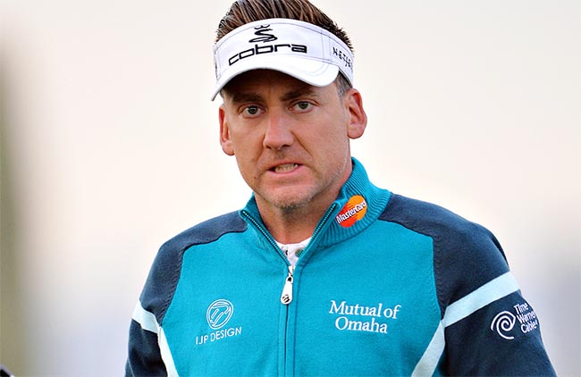 Poulter: metendo a boca em seu ex-capitão Nick Faldo por seu ataque a Sergio Garcia