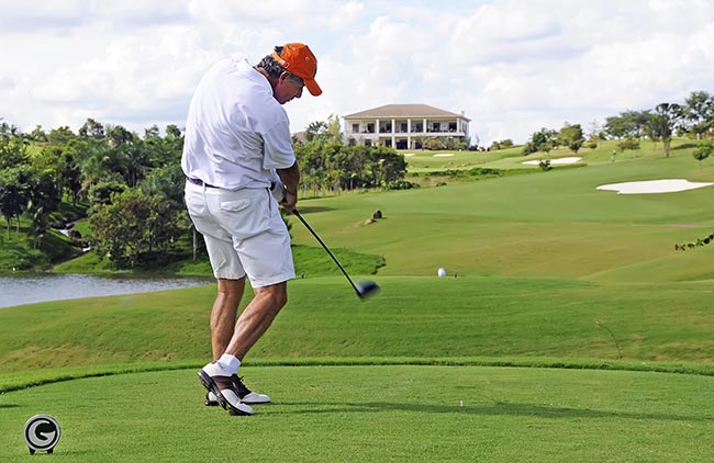 Roberto Gomez: tentando tornar-se o primeiro a conquistar dois títulos do Aberto de Golfe da Fazenda da Grama