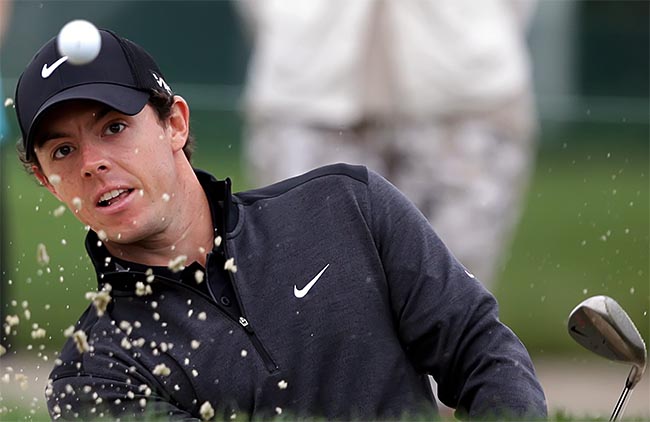 Rory: melhor desempenho com o putter em 36 buracos de toda a carreira de golfe para ser líder por uma