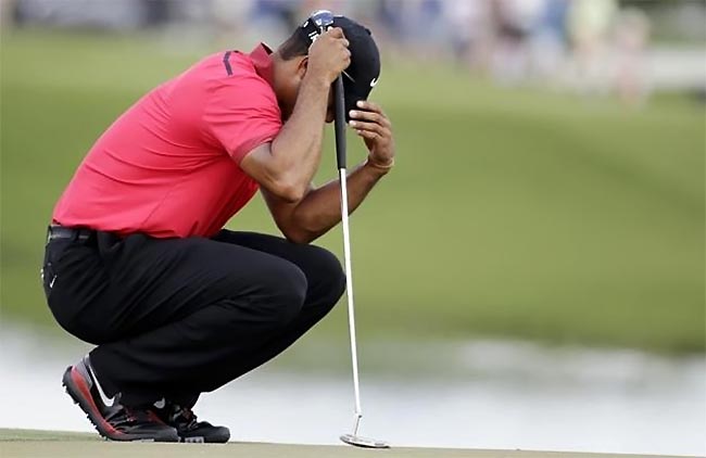 Woods: pior início de temporada desde que virou profissional de golfe há 18 anos