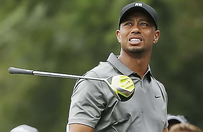 Tiger: melhorando de resultado a cada dia e tentando escapar do último lugar em seu torneio de golfe