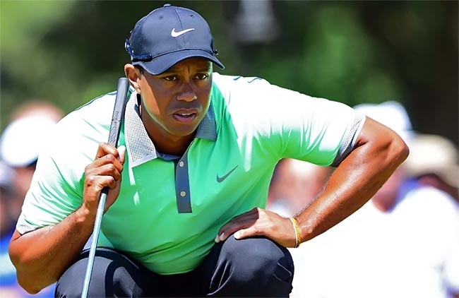 Woods: treino de nove buracos, sem sentir dor, para estrear no último major da temporada de 2014 do golfe mundial