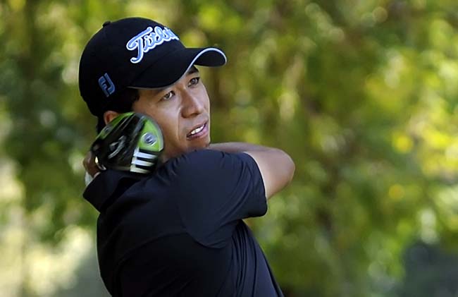 Oda, do Damha: liderando desde o primeiro dia o maior torneio de golfe do Itanhangá, ao lado de Barcellos