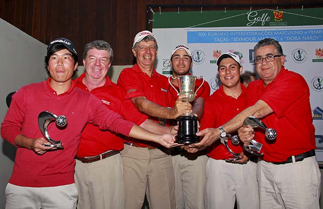 São Paulo comemora título masculino do Interfederações de golfe: dobradinha com mulheres (foto abaixo), no Paraná