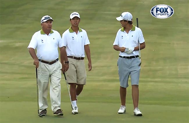 Navarro, Kenji e Thomas: programa exemplar para desenvolvimento do golfe juvenil criado pela FGERJ