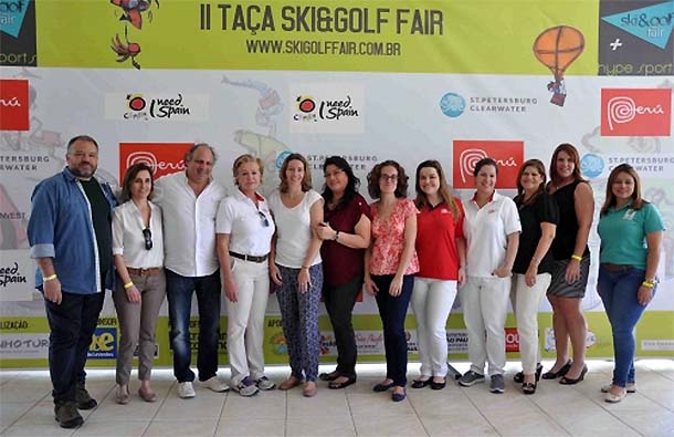 Ondina e os patrocinadores da Ski & Golfe Fair + Hype Sports: sucesso em seu segundo ano