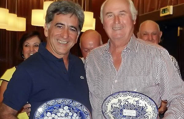 Fernando Vieira e Werner Viertler, campeão e vice do circuito de golfe em Portugal