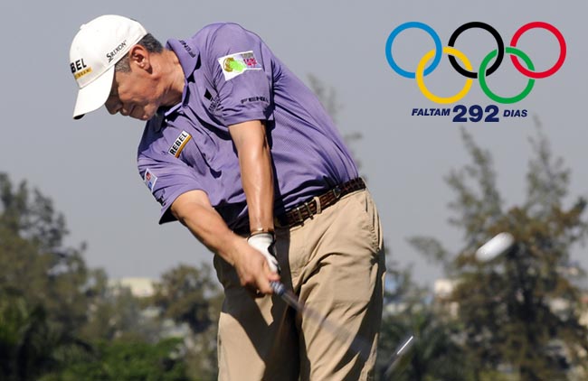 Adilson: subindo novamente no ranking olímpico de golfe, a apenas 292 dos Jogos do Rio 2016