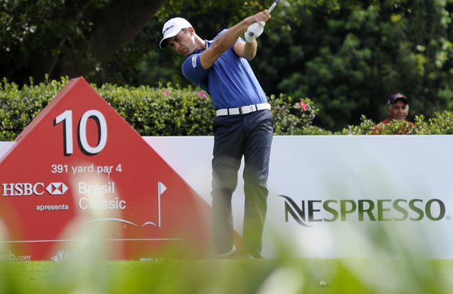 Rocha: melhor brasileiro na estreia parcial do torneio de golfe da Colômbia interrompido pela chuva