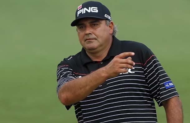 Cabrera: em forma, vindo de um 22º lugar no Masters, para buscar o recorde de vitórias no torneio de golfe de Córdoba, onde nasceu