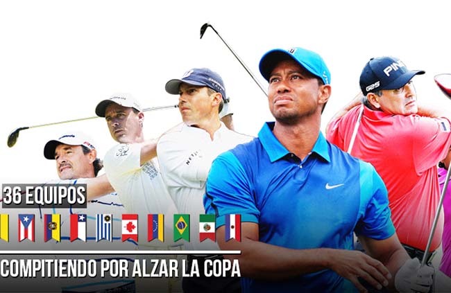 Tiger, Kuchar, Cabrera e uma dupla brasileira jogarão golfe juntos, na América Latina, em 2015