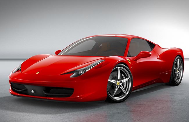 Ferrari 458 Italia, 4,5 V8 com valor de sete dígitos, em dólar: prêmio no Embrase Golf Tour