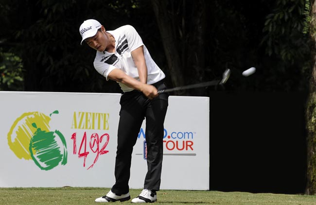 Lucas: um dos brasileiros do ranking olímpico, ao lado de Adilson da Silva, da equipe YKP/Azeite 1492: com um pé no PGA Tour