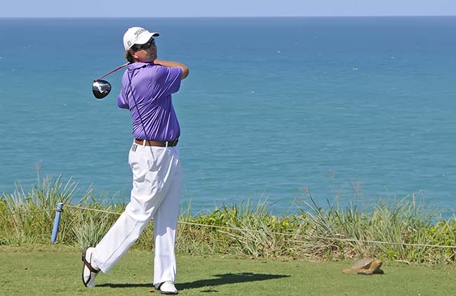 Rafa Becker: número 2 do Brasil é um dos favoritos para vencer o L`Occitane Golf Open, no Terravista