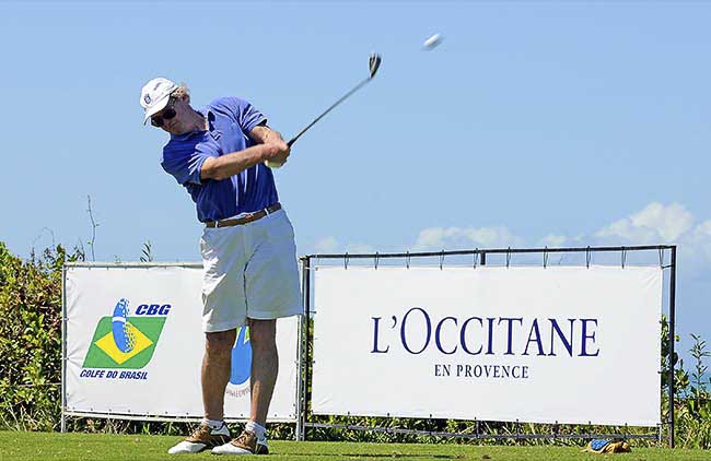 Reinold Geiger, presidente da L`Occitane En Provence: patrocinando evento com golfe e a música que ganhou projeção mundial