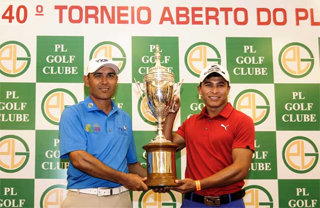 Ronaldo e Salvatierra: título dividido foi um final justo para uma competição emocionante de golfe