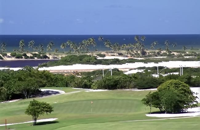 Vista de Sauípe: campo de golfe magnífico deixa a vida para entrar na história