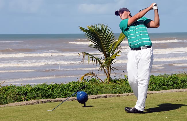 Borghetti: um dos líderes da agitada Semana de Golfe na Ilha de Comandatuba