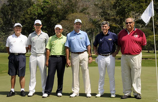 Yim Kimg Po, Daniel Stapff, Ronaldo Francisco, Rafael Barcellos, Adilson Silva e Sergio Carpi: equipe YKP/Azeite 1492 reunida