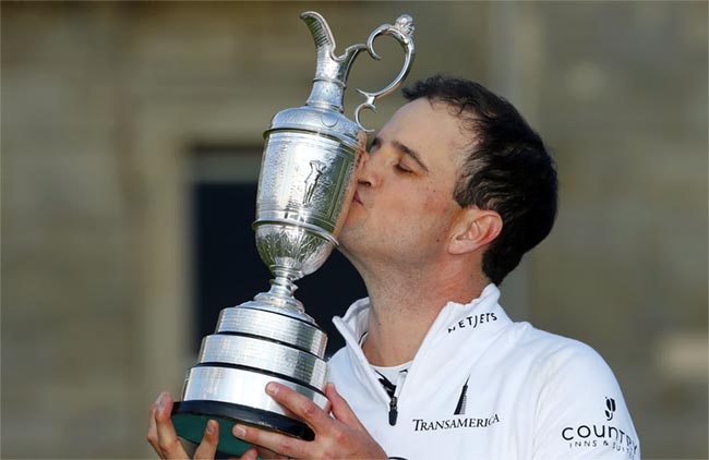 Zach Johnson: único da história a vencer seus dois primeiros majors em Augusta e no Old Course