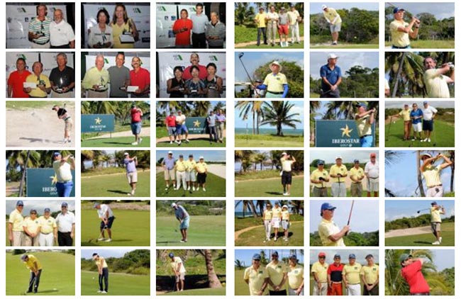   Clique para ver as fotos do torneio de golfe sênior e aberto no paraiso da Praia do Forte