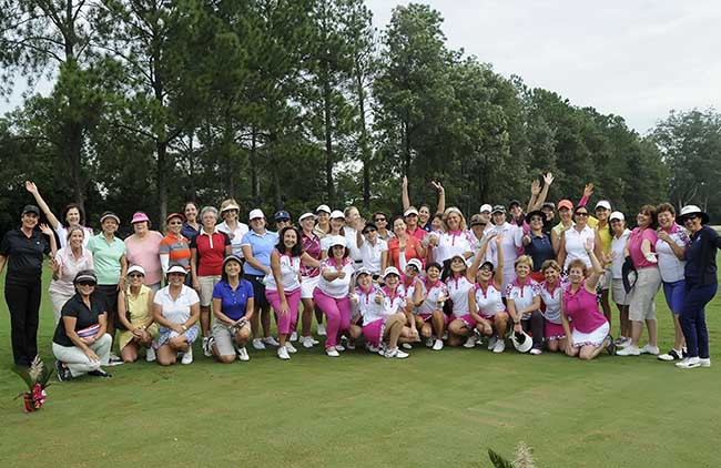 Participantes da Taça Batom 2015: golfe, alegria, confraternização e muitos prêmios