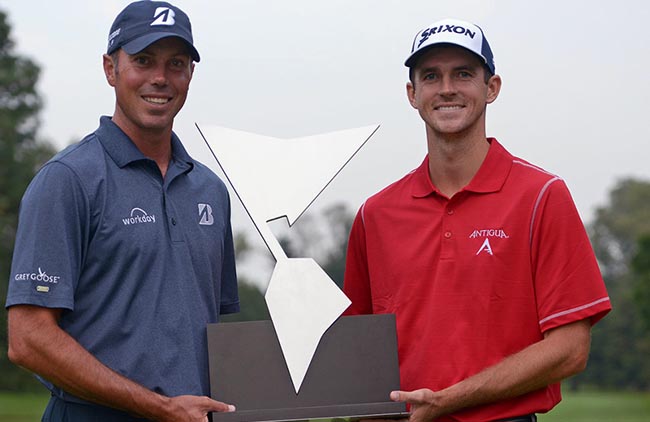 Kuchar, com 11 birdies e um agle neste domingo, foi campeão ao lado de Hueber