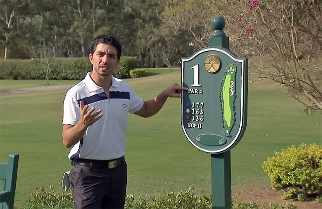    Felipe Almeida mostra no programa de golfe desta semana como é feita a contagem no esporte