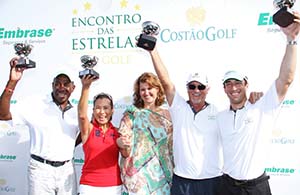 Equipe campeã do golfe da Embrase no Costão