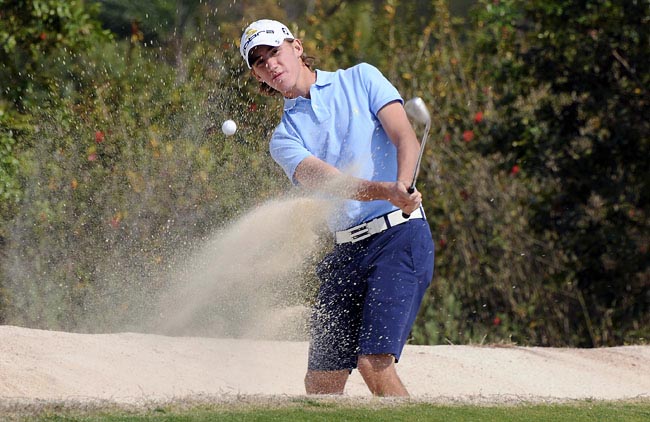    Felipe: ajudando equipe a vencer dois torneios de golfe nos EUA e ficar em segundo em outro