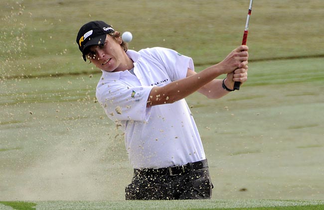    Felipe Navarro na etapa sul-americana da Faldo Series: maior circuito de golfe do mundo até 21 anos