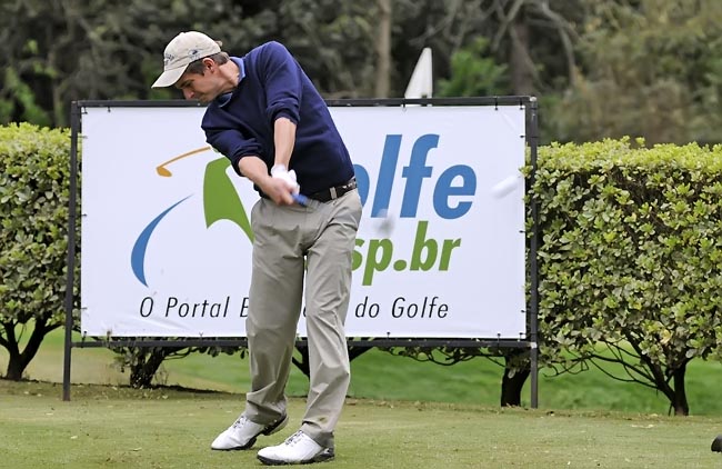    Pepê: abrindo ainda mais vantagem como líder do ranking amador brasileiro de golfe