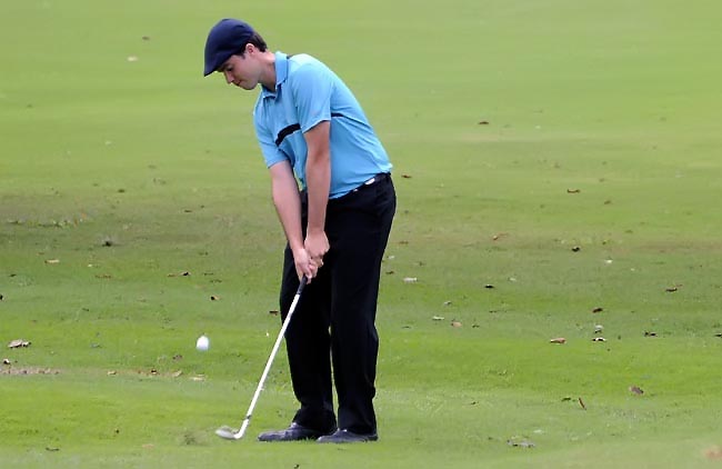    Pombo: um dos destaques da etapa final do Tour HSBC Juvenil de golfe, no Rio de Janeiro