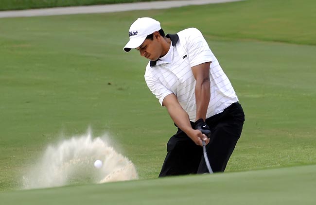    Rogério: vitória no torneio de golfe do Damha, com volta de 68 tacadas, quatro abaixo de seu handicap