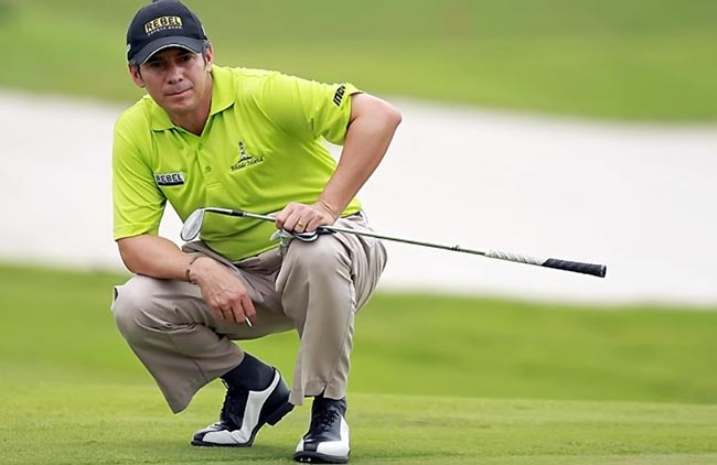     Adilson da Silva: subindo mais de 100 colocações no ranking mundial de golfe em duas semanas