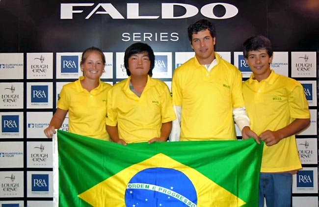 Golfe brasileiro na final da Faldo Series: estreía nesta segunda com ventos fortes e tempo ruim