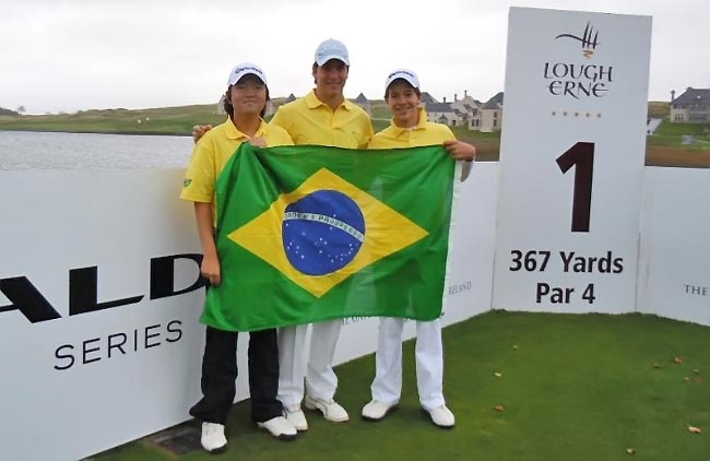    Brasil na Faldo Series Grand Final: ninguém conseguiu jogar bem no campo links com vento