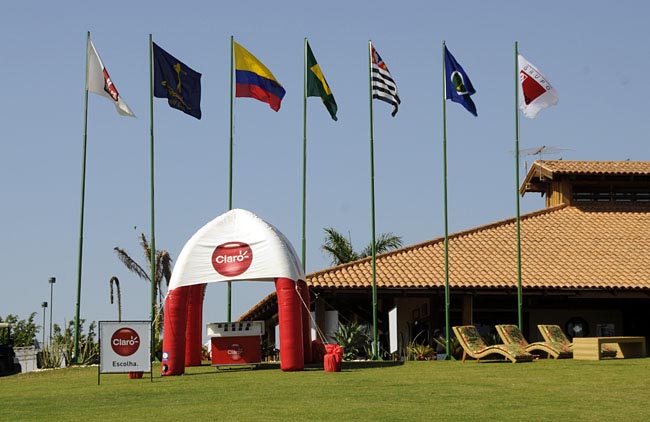    Claro: uma das grandes empresas que investem no golfe, através do Aberto do Damha