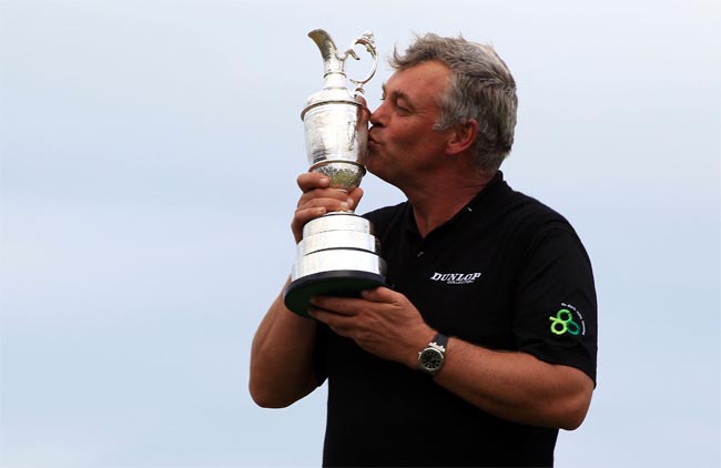    Darren Clarke: terceiro major para a Irlanda do Norte e um novo ídolo para o golfe europeu