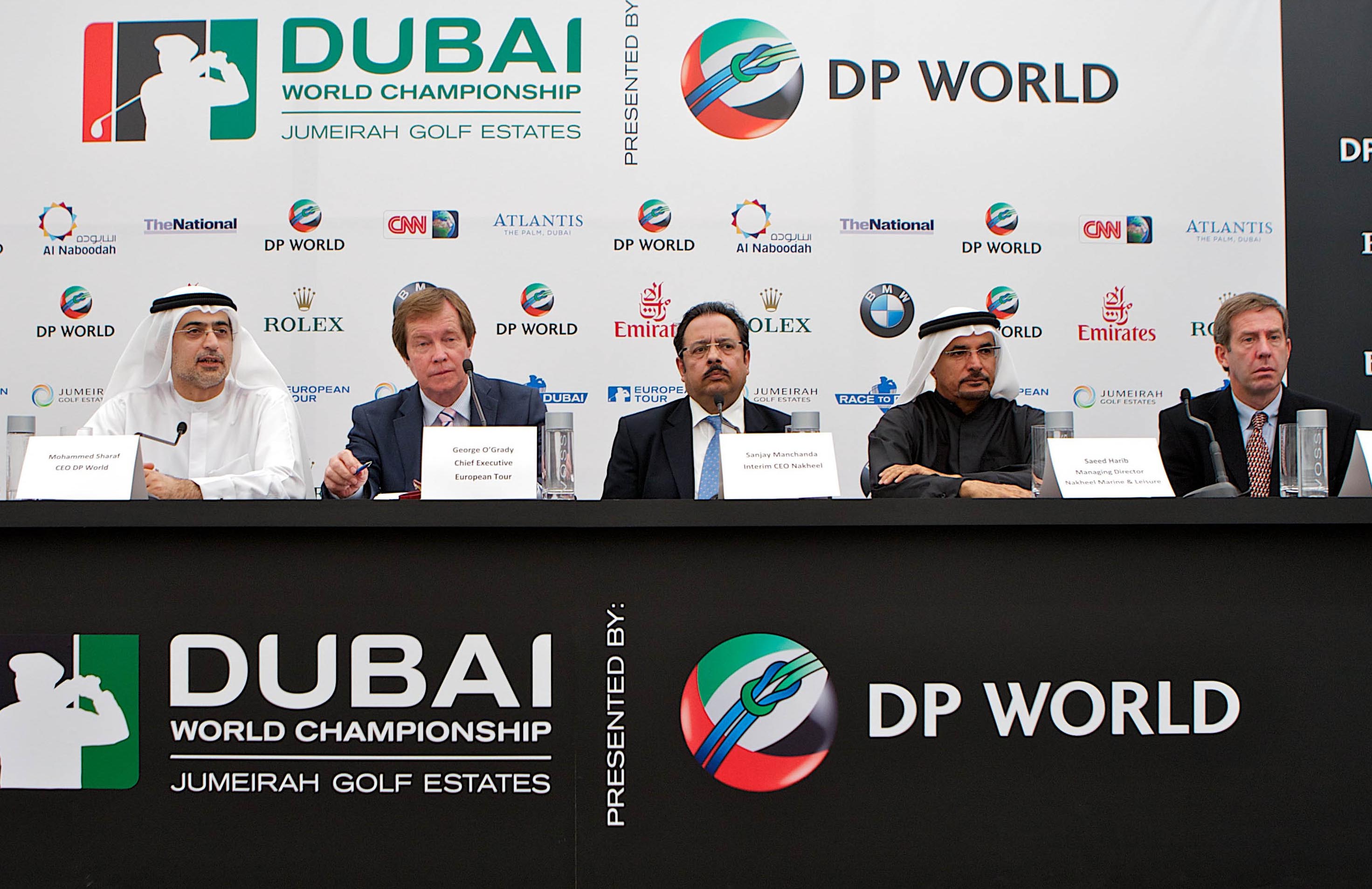    Assinatura de contrato com a DP World garante playoffs do Tour Europeu de golfe por mais três anos