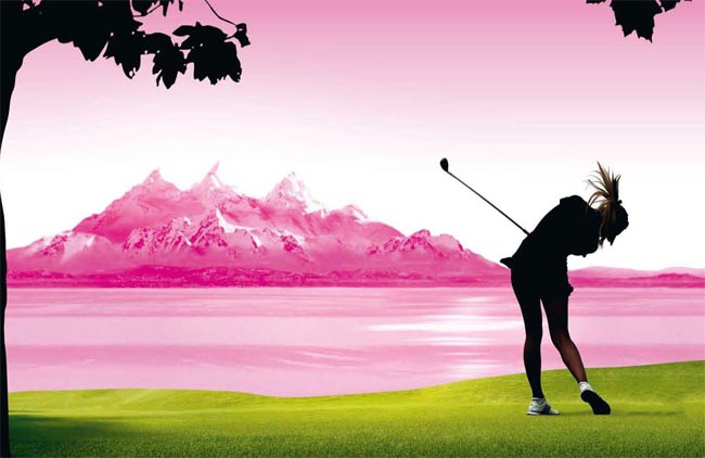 Evian, o destino prediletao da golfistas do LPGA, pode ser o segundo major europeu do circuito