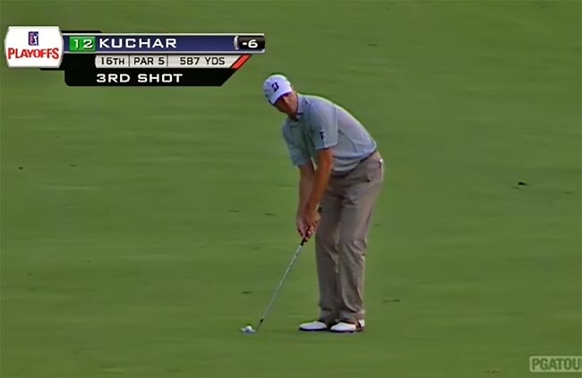   Live@: site do PGA Tour mostrou ao vivo quando Matt Kuchar assumiu a liderança do Barclays