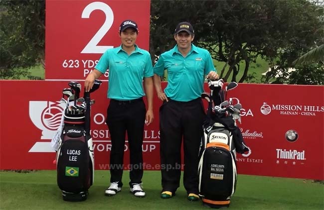    Golfe do Brasil na China: Lucas e Adilson tentam melhorar de resultado neste domingo