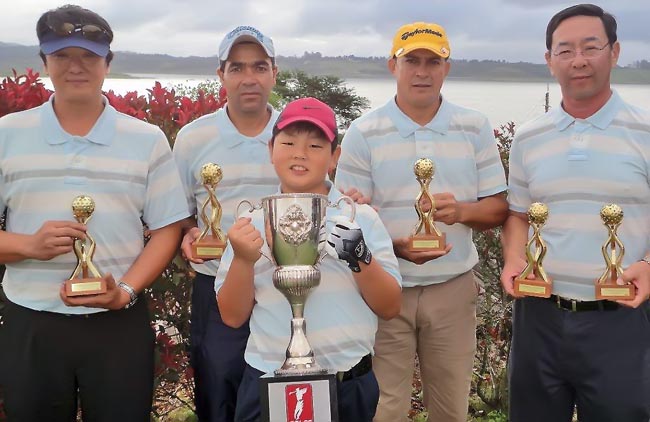    Equipe do Paradise: vencendo o Interclubes com Handicap de virada, no jogo de volta, em casa