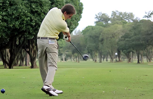 Jogador do São Paulo GC terminou o dia com 67 tacadas e três à frente dos adversários